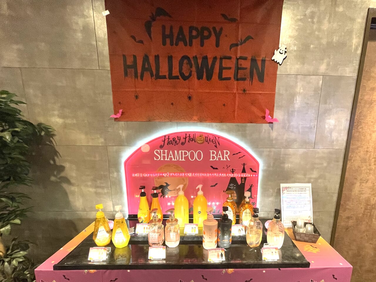 ホテルサンプラザが秋仕様に。ハロウィンの装飾にうっとり