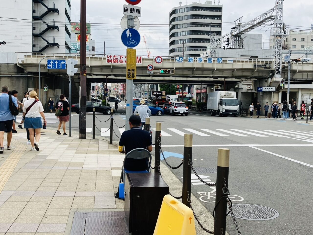 新世界で来街者・交通量調査がスタート。地域振興に向けた基礎データ収集へ