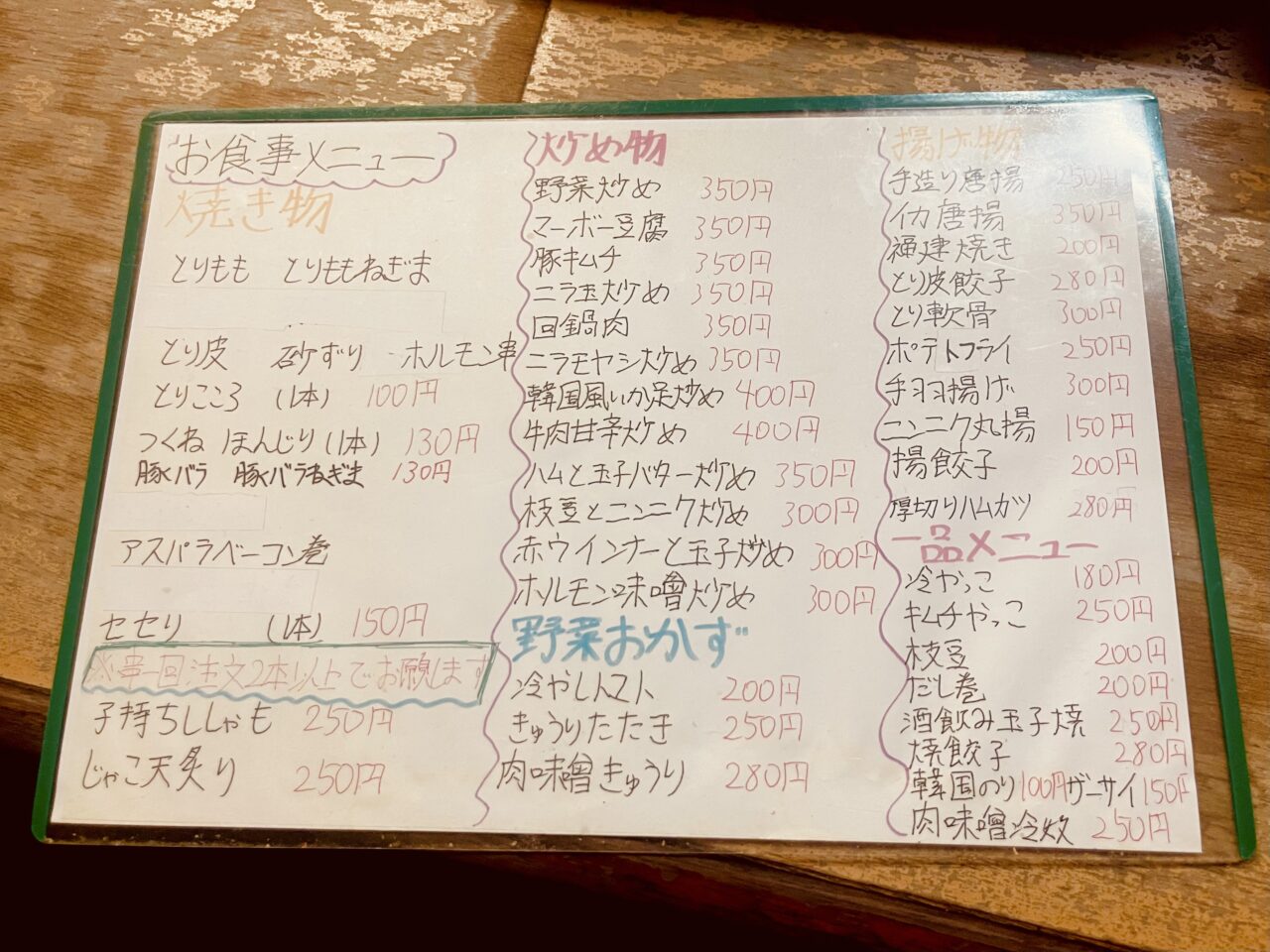 お財布にやさしい！安くて旨い”酒のアテ”が揃う中華系の居酒屋「民食軒」に行ってみました！
