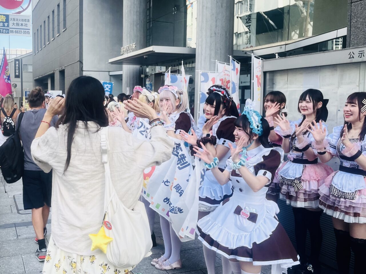 浪速区制100周年記念「なにわ100人パレード ～メイドさん大集合～」が、9/27に盛大に開催されました