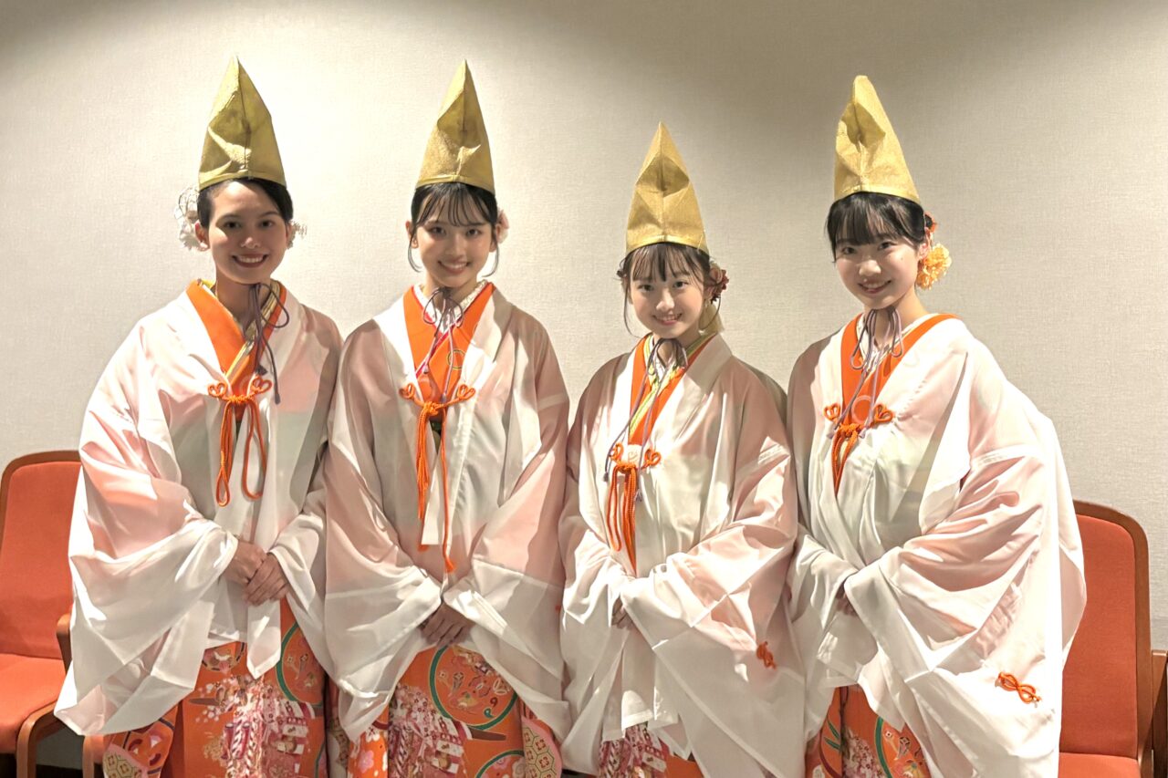 今宮戎神社の令和8年度福娘、今年の訪問着のカラーは橙色です！ 福娘代表4人も決定しました