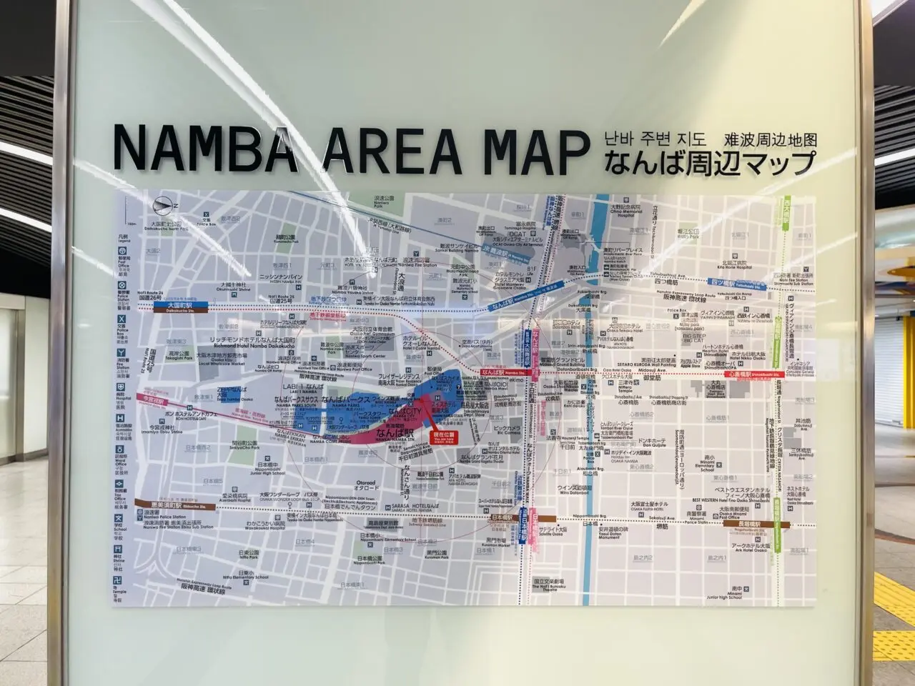なんばエリアマップ