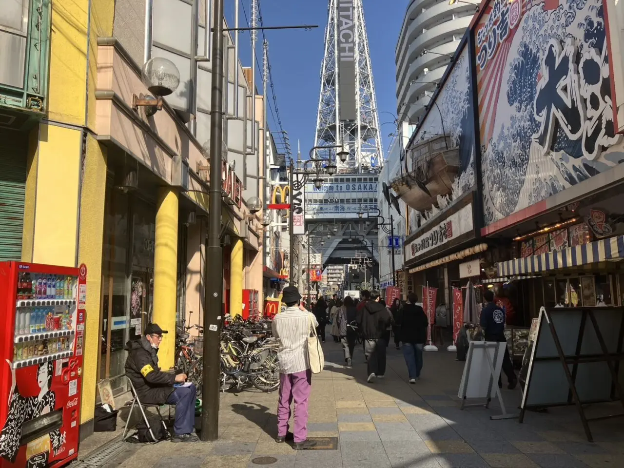 ２回目の調査の様子（2026年1月17日、号外NET浪速区撮影）