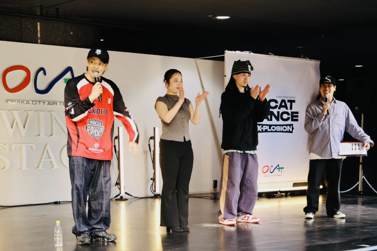 DA PAMPのKENZOさんがスペシャルジャッジ！ ストリートダンサーの聖地OCATのポンテ広場で、若手のダンサーたちが熱いバトルを繰り広げました