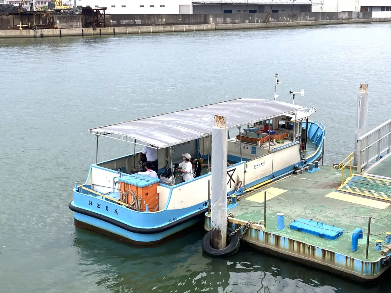 9/23に開催される「JRふれあいハイキング」の渡船めぐり!西成区の「落合下渡船」もコースに入っています