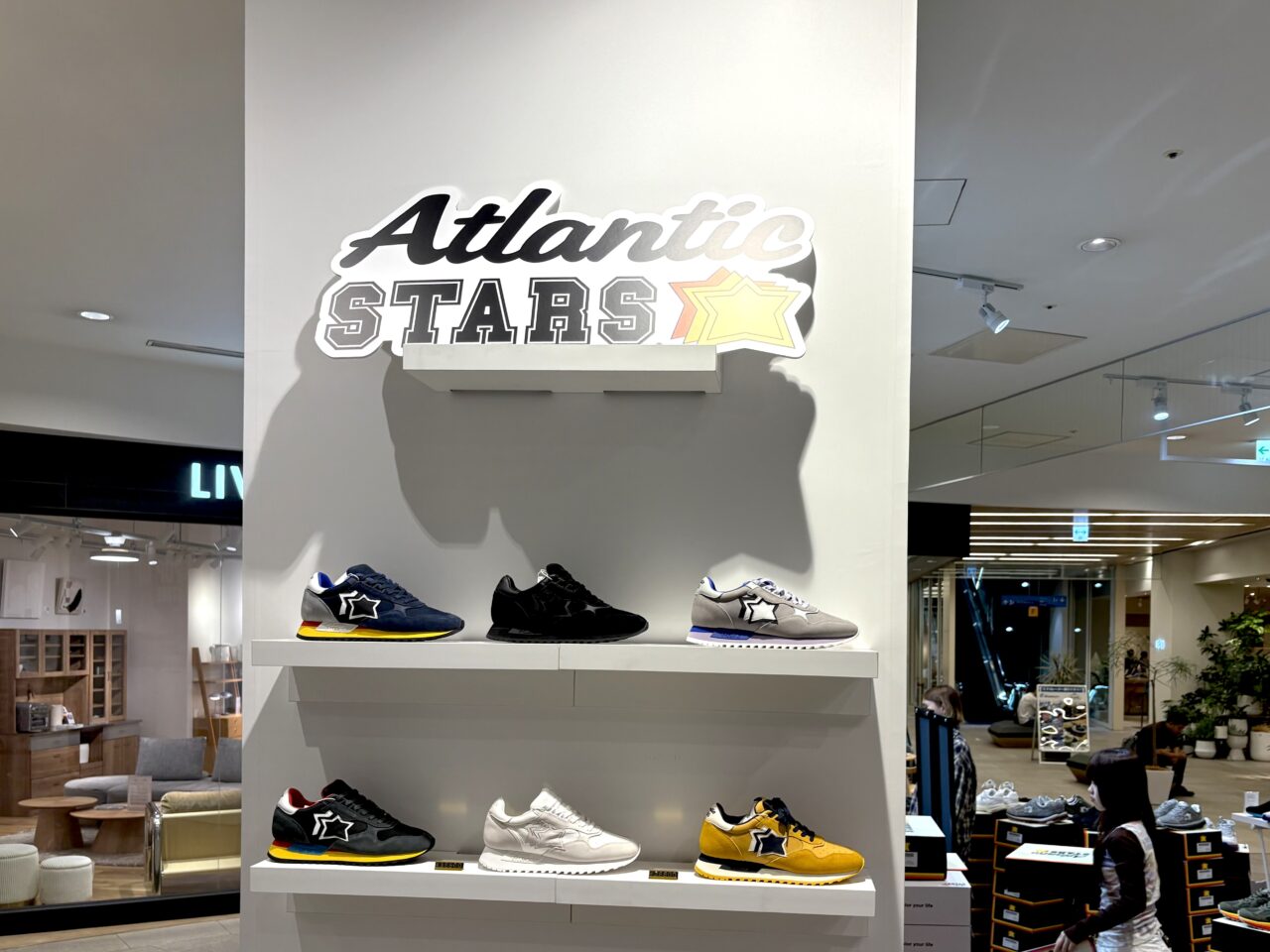 9/27までの期間限定! なんばパークス2Fにイタリア発スニーカーブランド「Atlantic STARS」のPOP UP STOREが出店しています